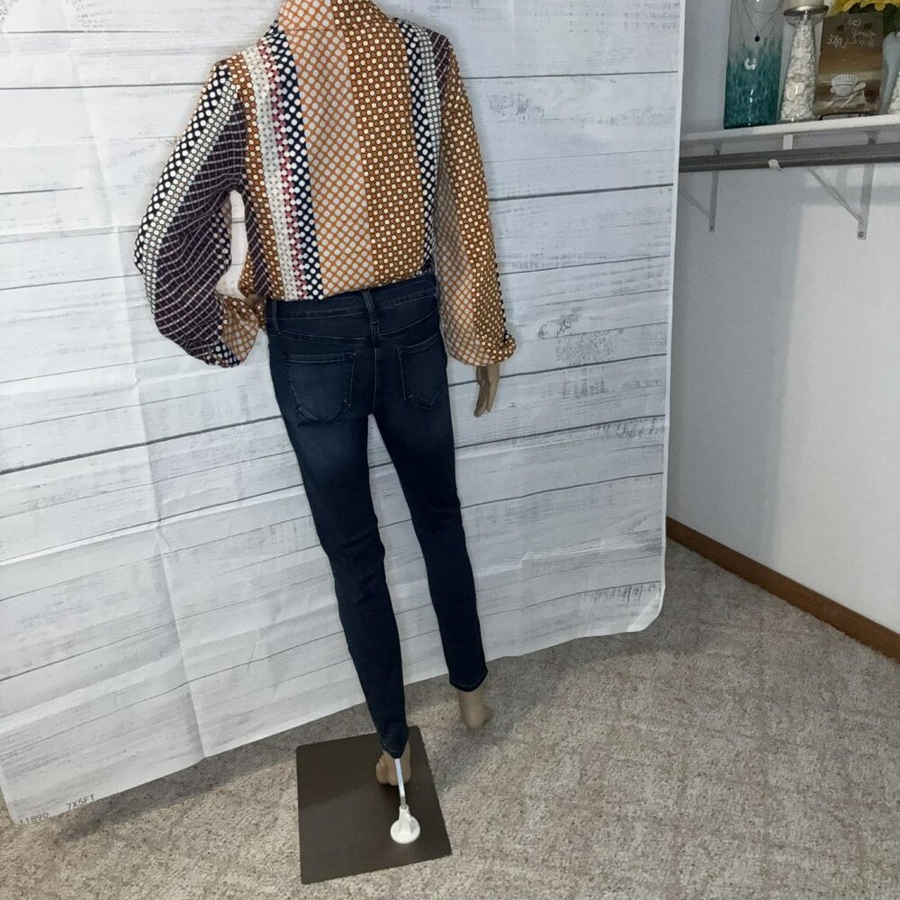NWT Hammer Dark Blue Mid Rise Ankle Skinny Jeans - Picture 3 of 3